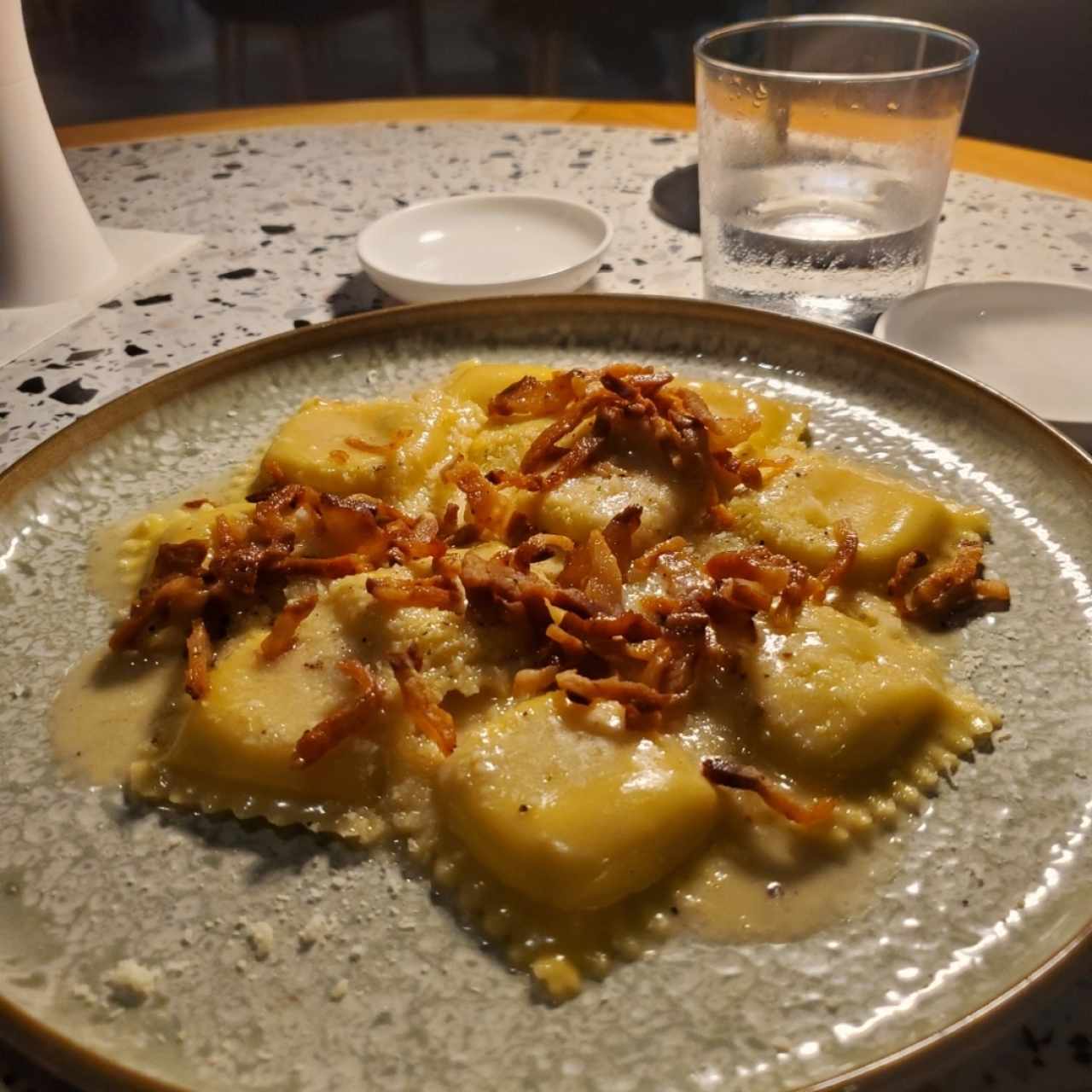 Ravioli Carbonara 
