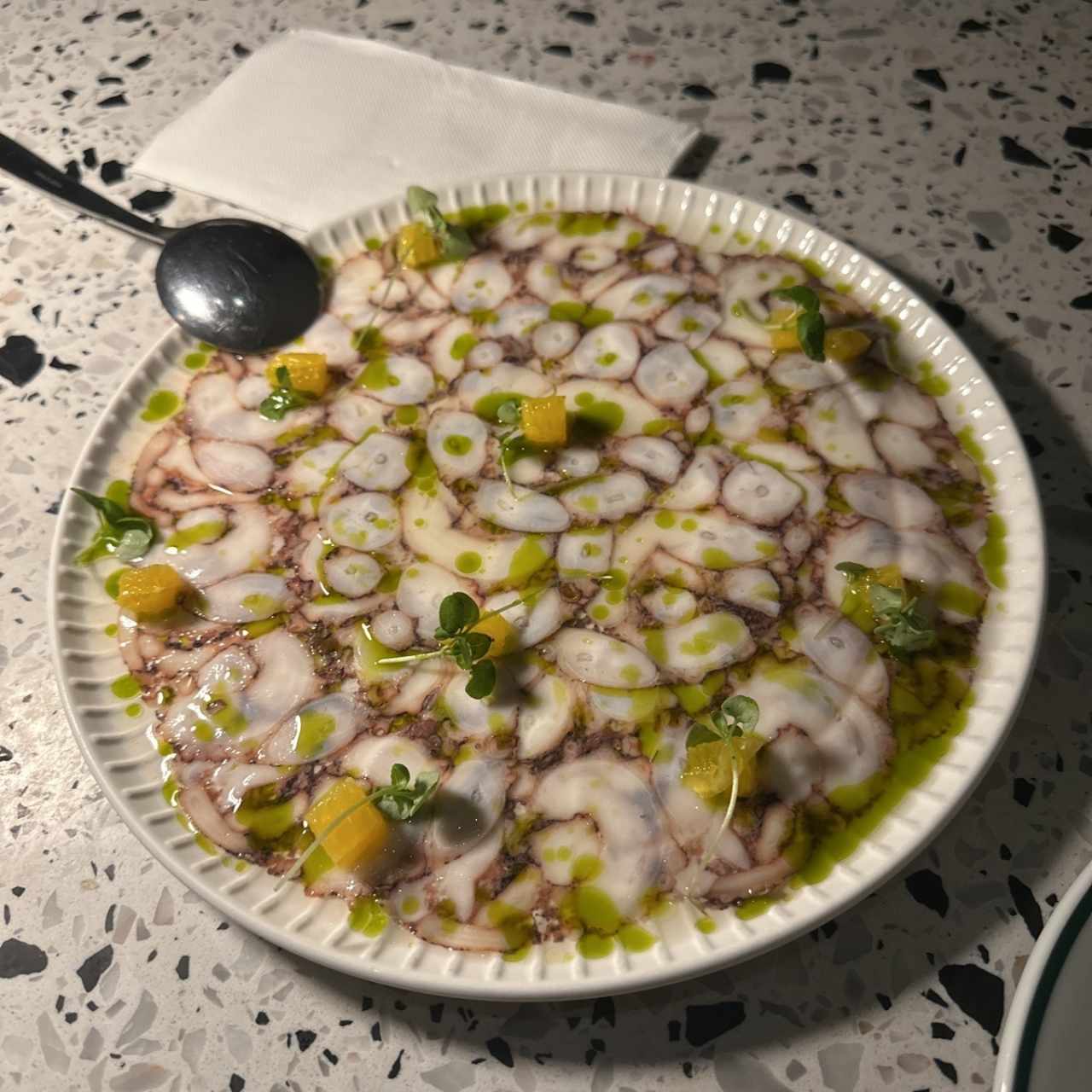ANTIPASTI - Carpaccio di Polpo