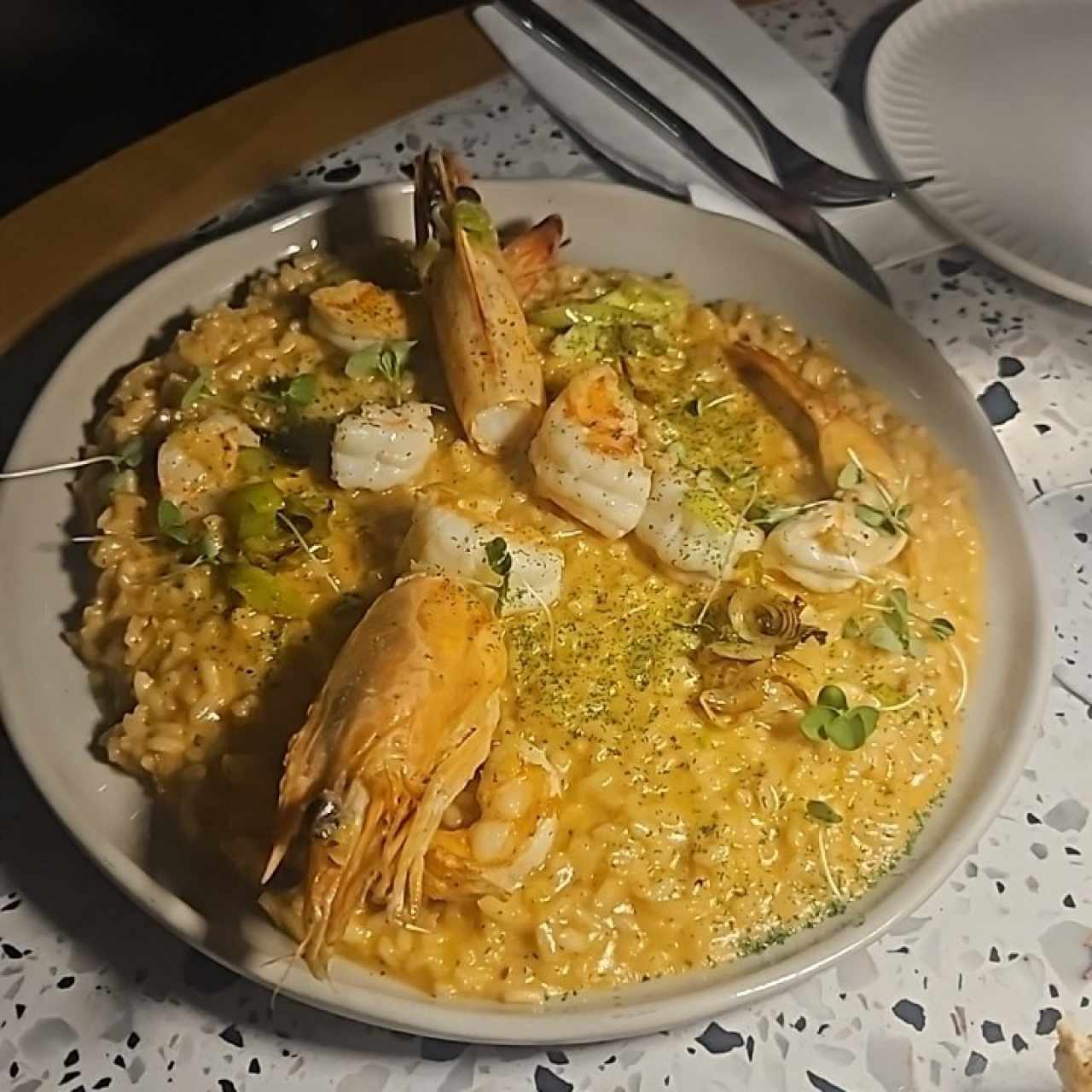 Risotto Gambero al limone