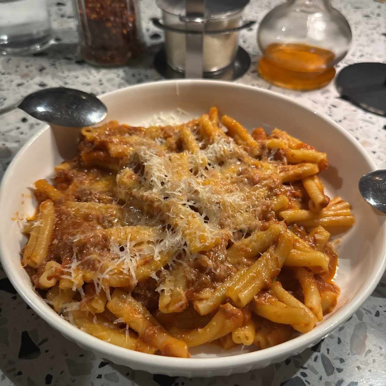 Casarecce al ragú di borgo