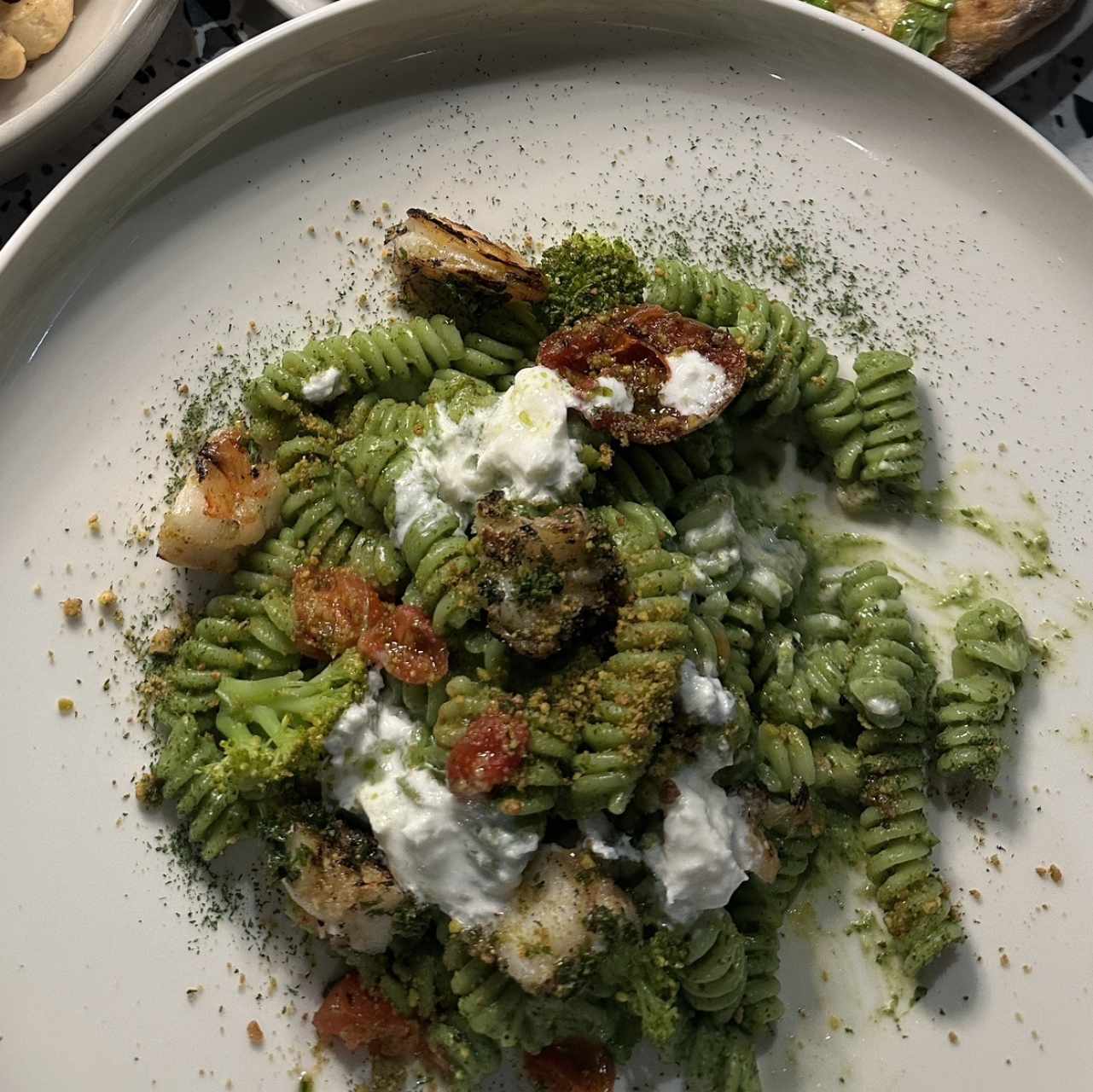 Fusilloni pesto pistacchio
