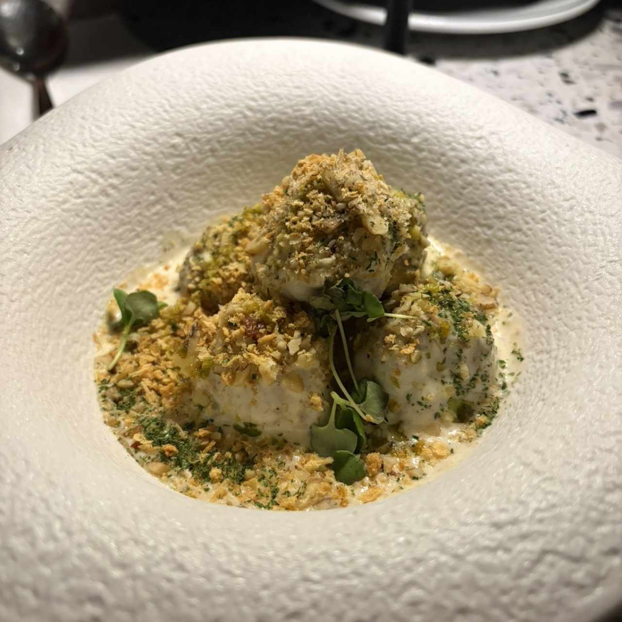 Albondigas en salsa blanca