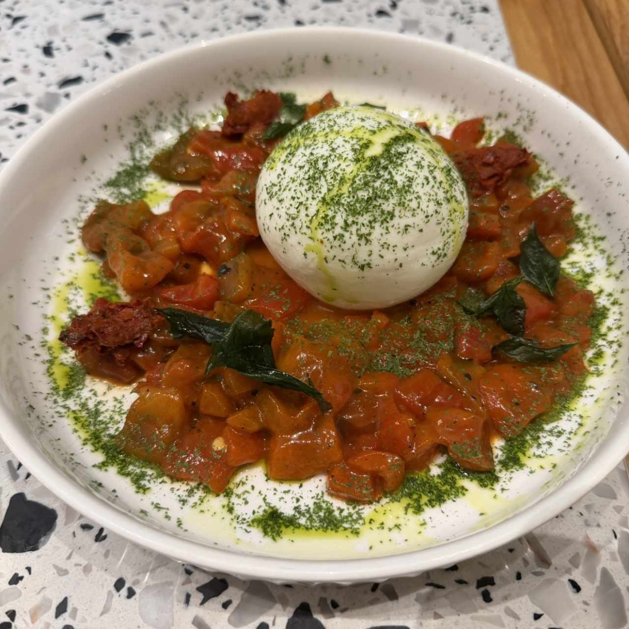 Burrata alla diavola