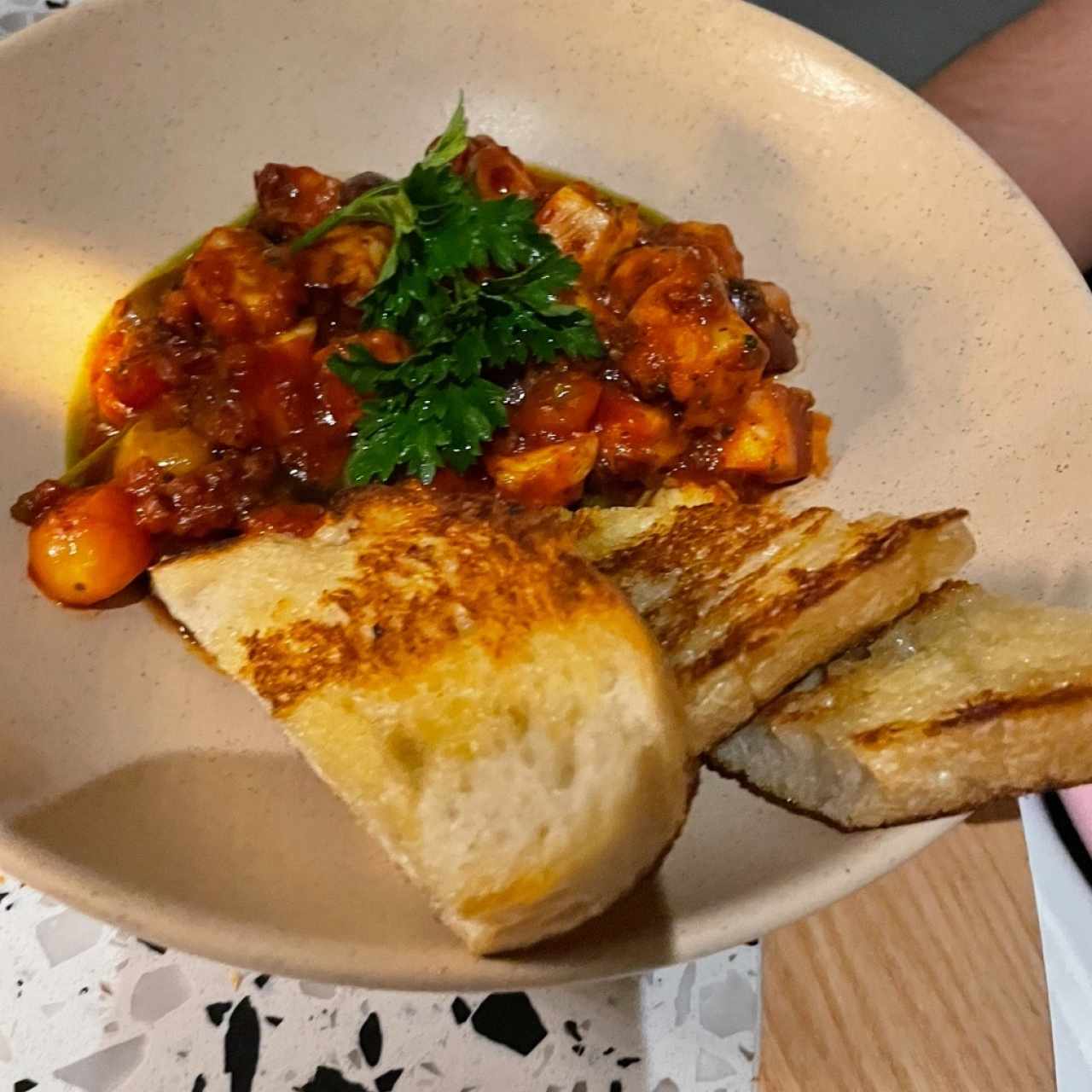 Polpo alla Luciana