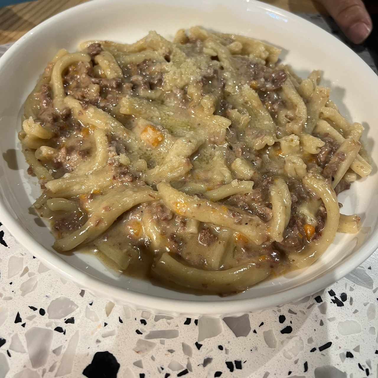 Casarecce al ragú di borgo