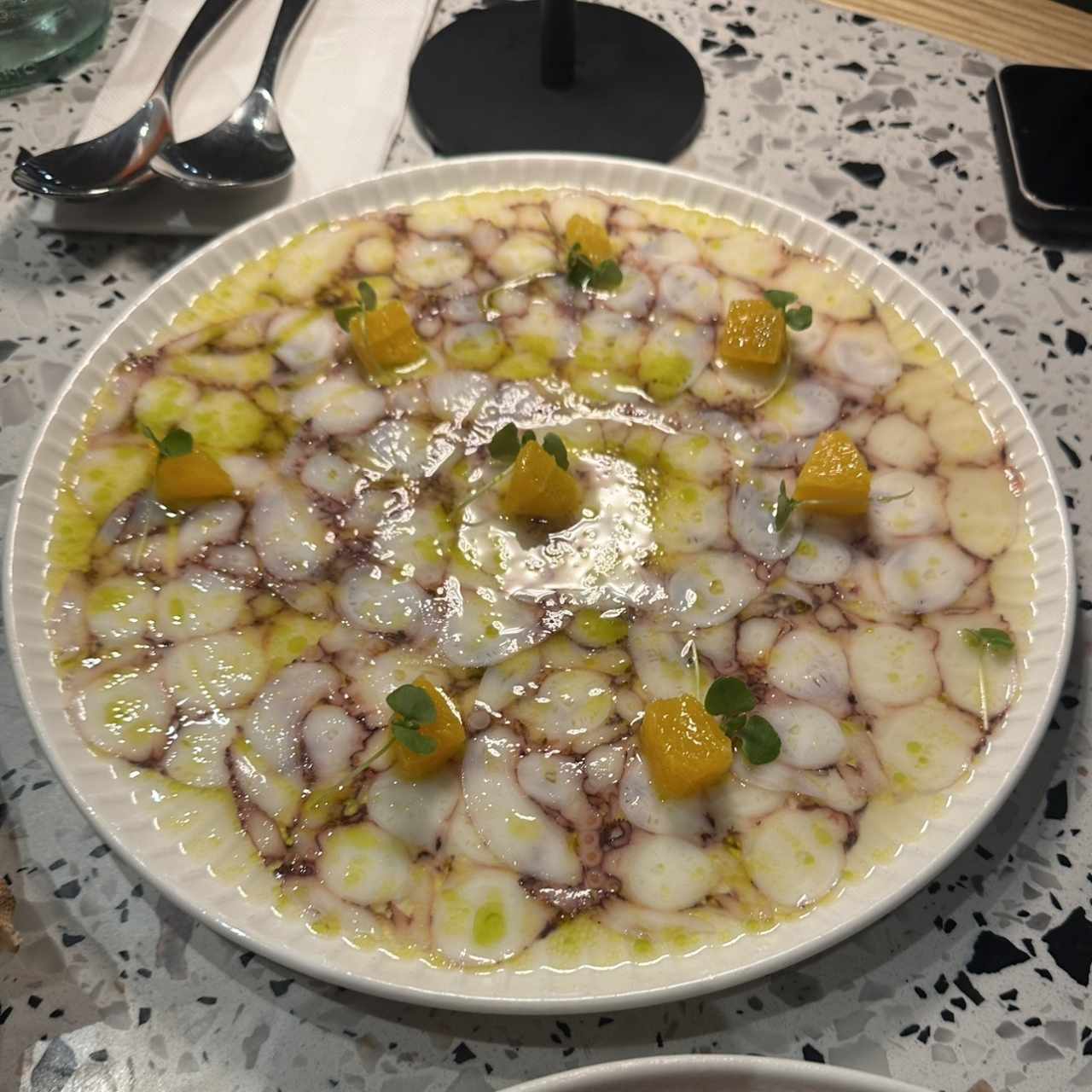 ANTIPASTI - Carpaccio di Polpo