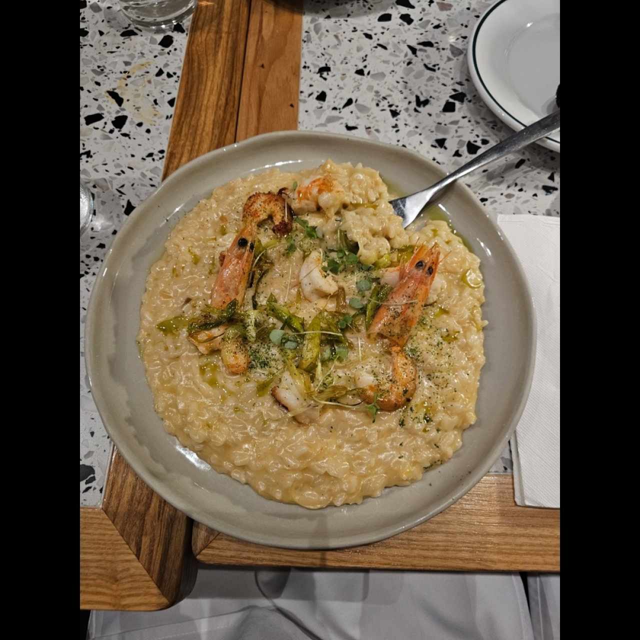 Rissotto a la Gamberi e Limone