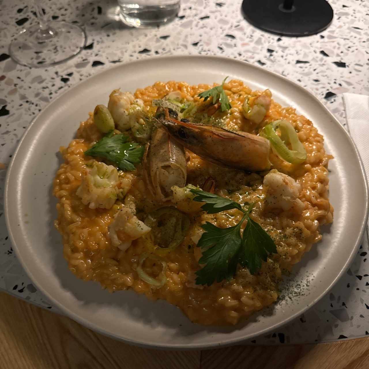 Risotto Gambero al limone