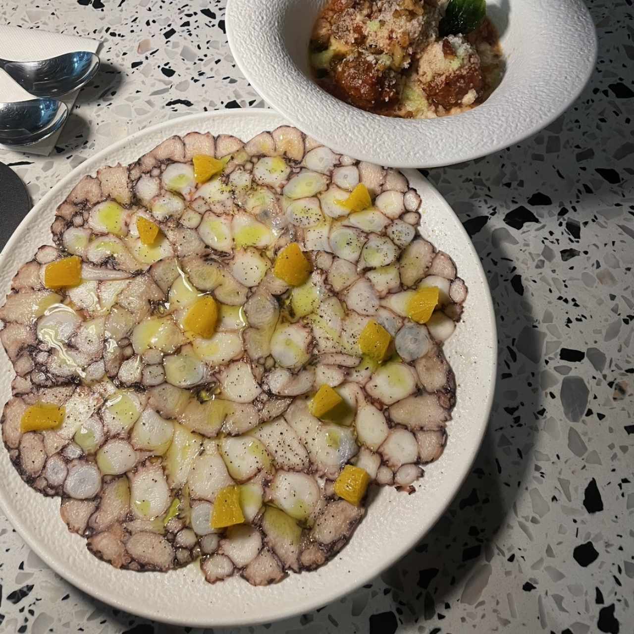 ANTIPASTI - Carpaccio di Polpo