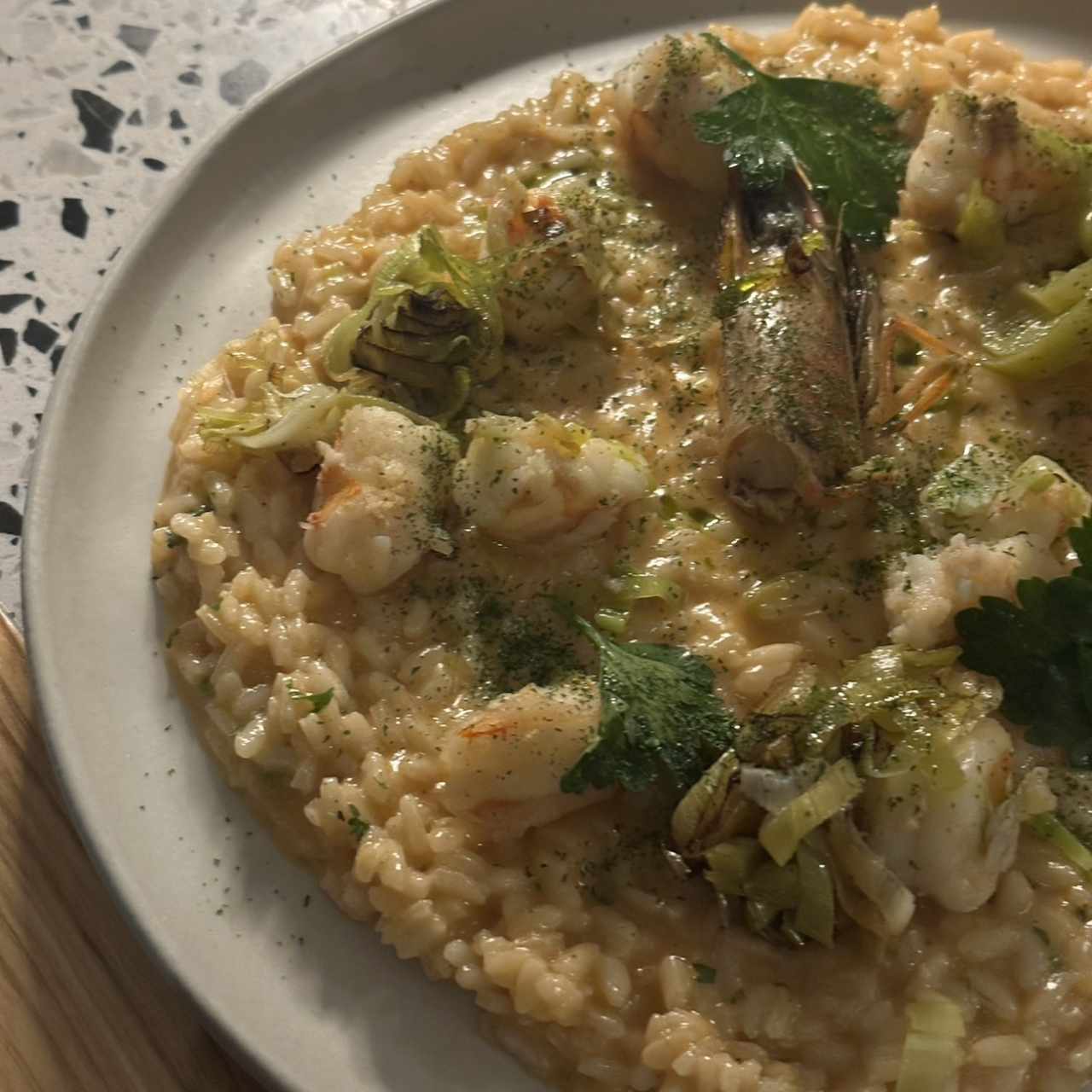 Risotto Gambero al limone