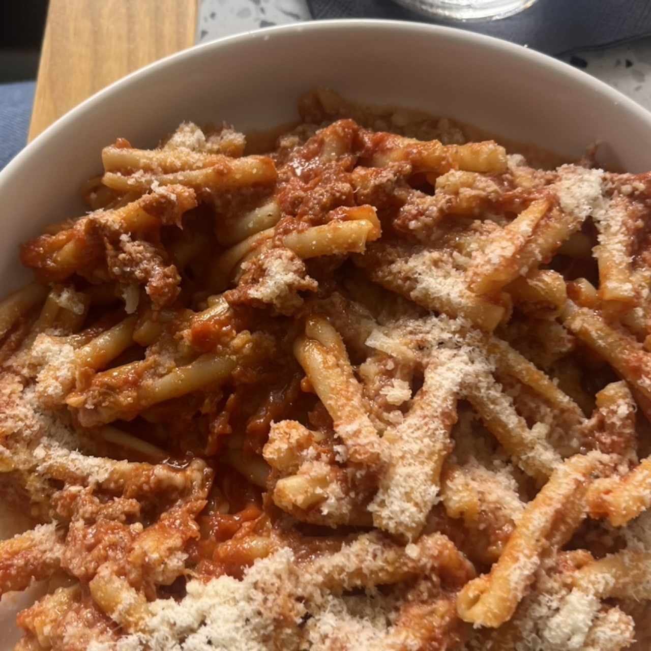 Casarecce al ragú di borgo