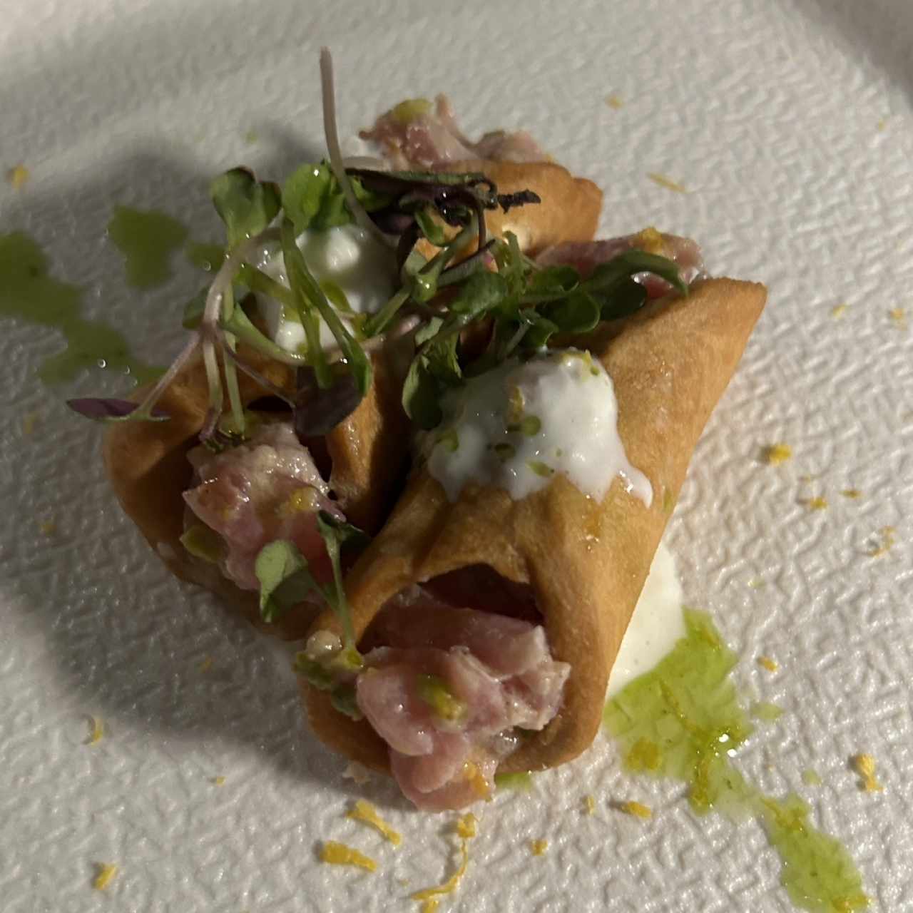 Canoli de tuna