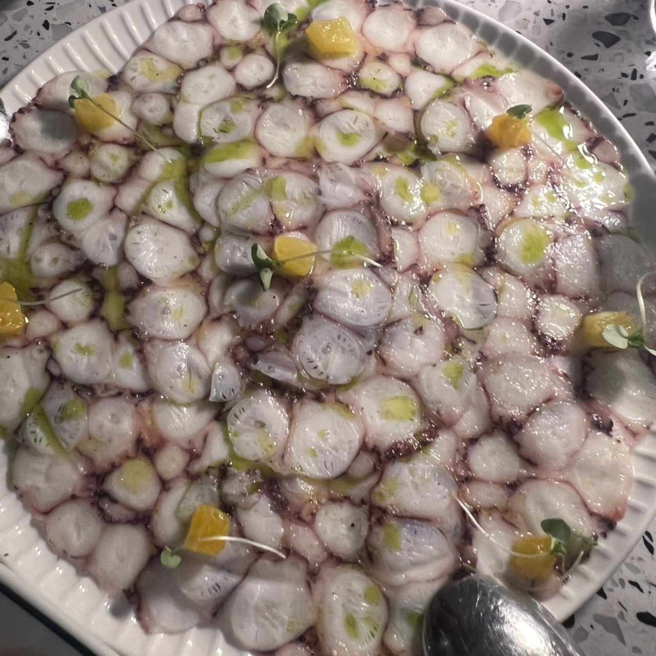 ANTIPASTI - Carpaccio di Polpo