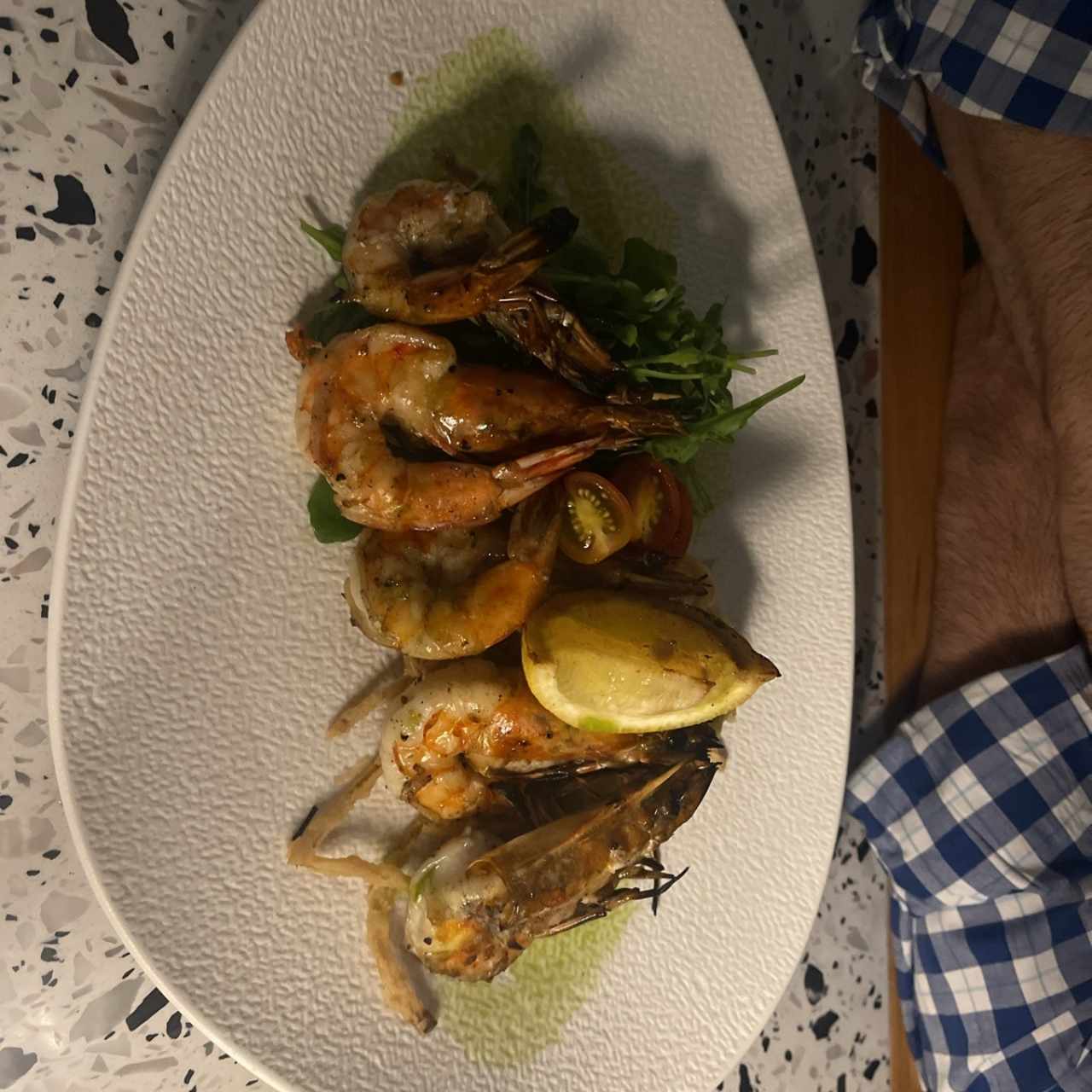 Langostinos a la plancha