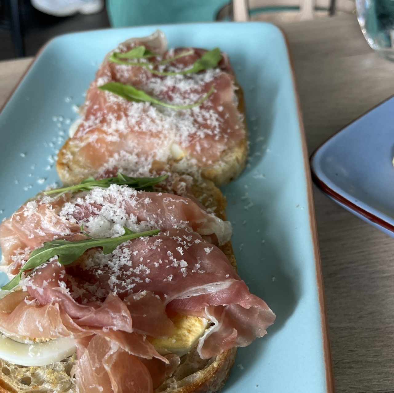 Tostada con jamon serrano