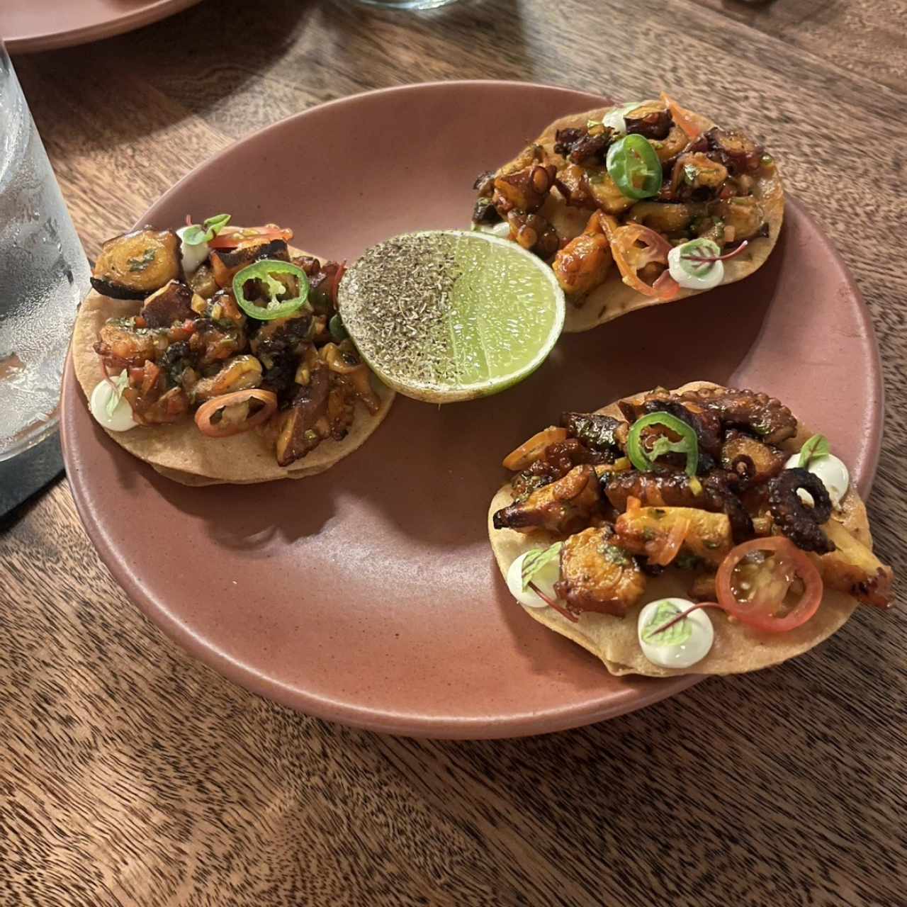 Tostadas de pulpo