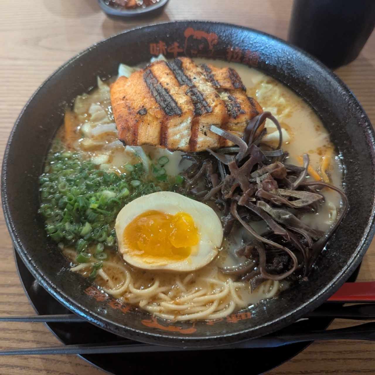 Grilled Salmon Ramen
