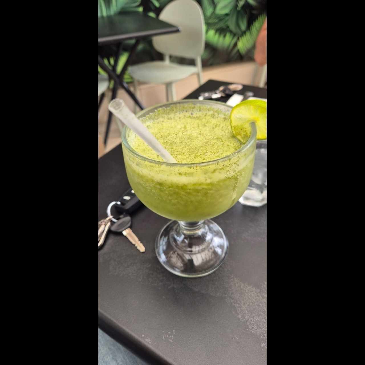 limonada con hierba buena 