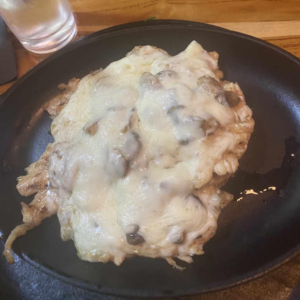 Pollo a la plancha gratinado