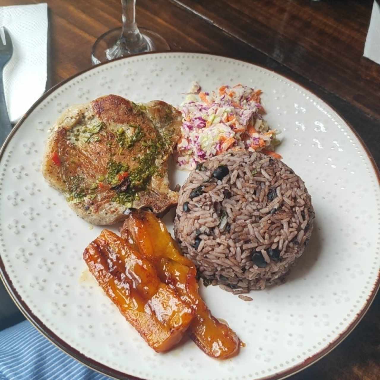 menu ejecutivo con chuleta 