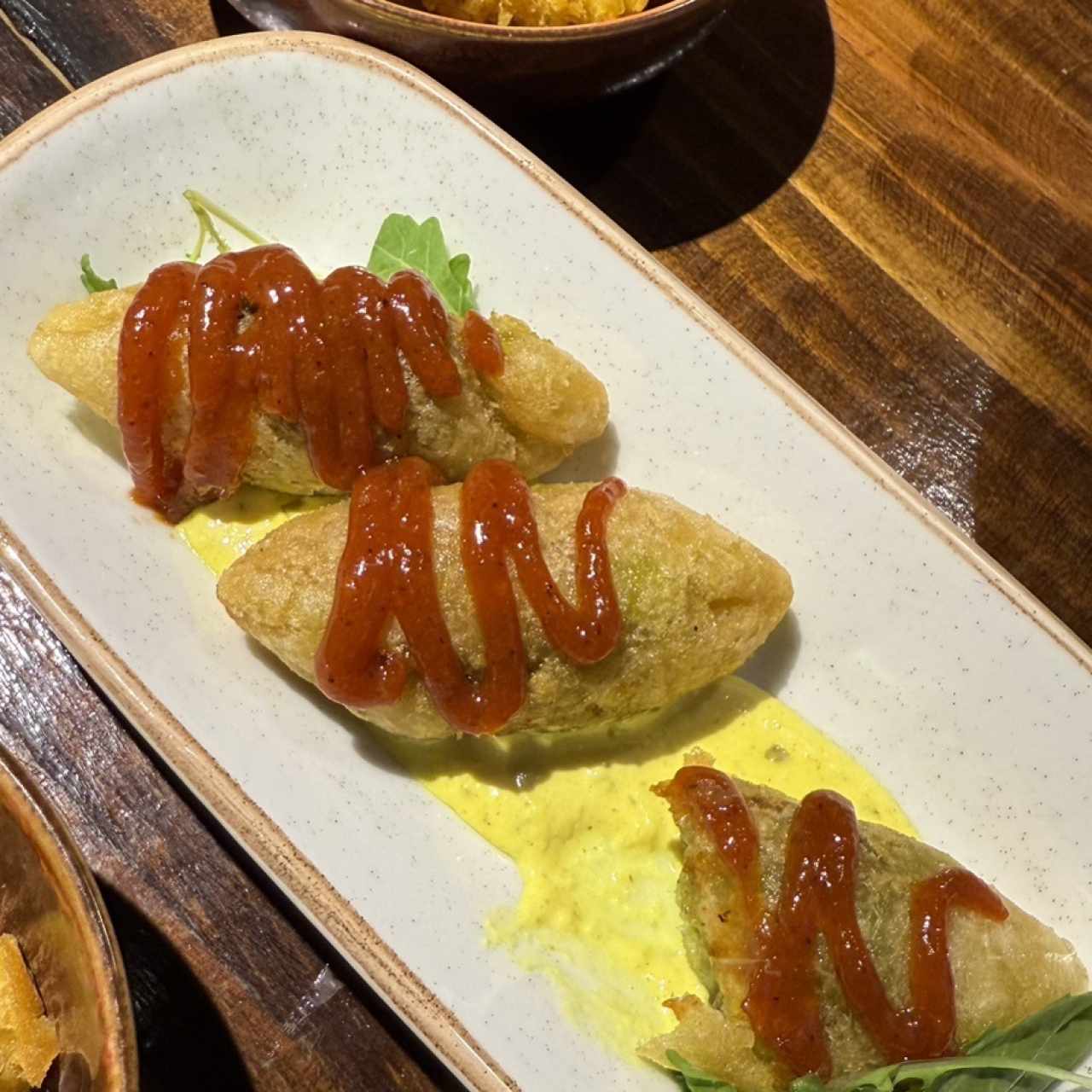 Carimañolas de pulpo