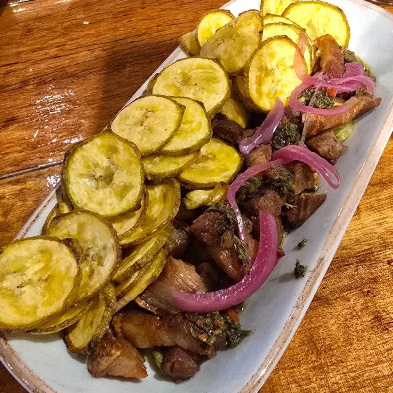 ceviche Pork belly
