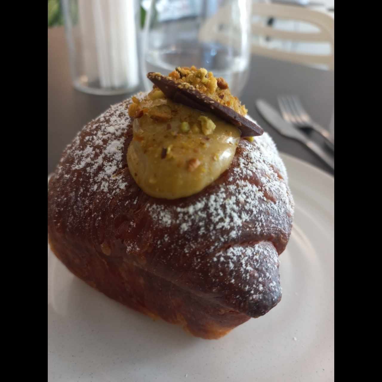 cornetto de pistacchio