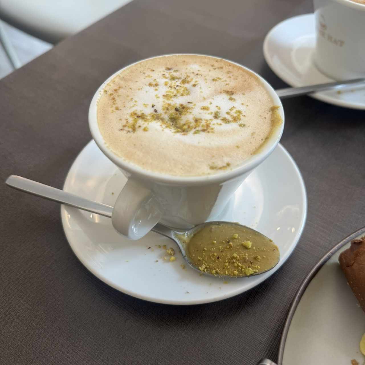 Cappuccino de pistacho 