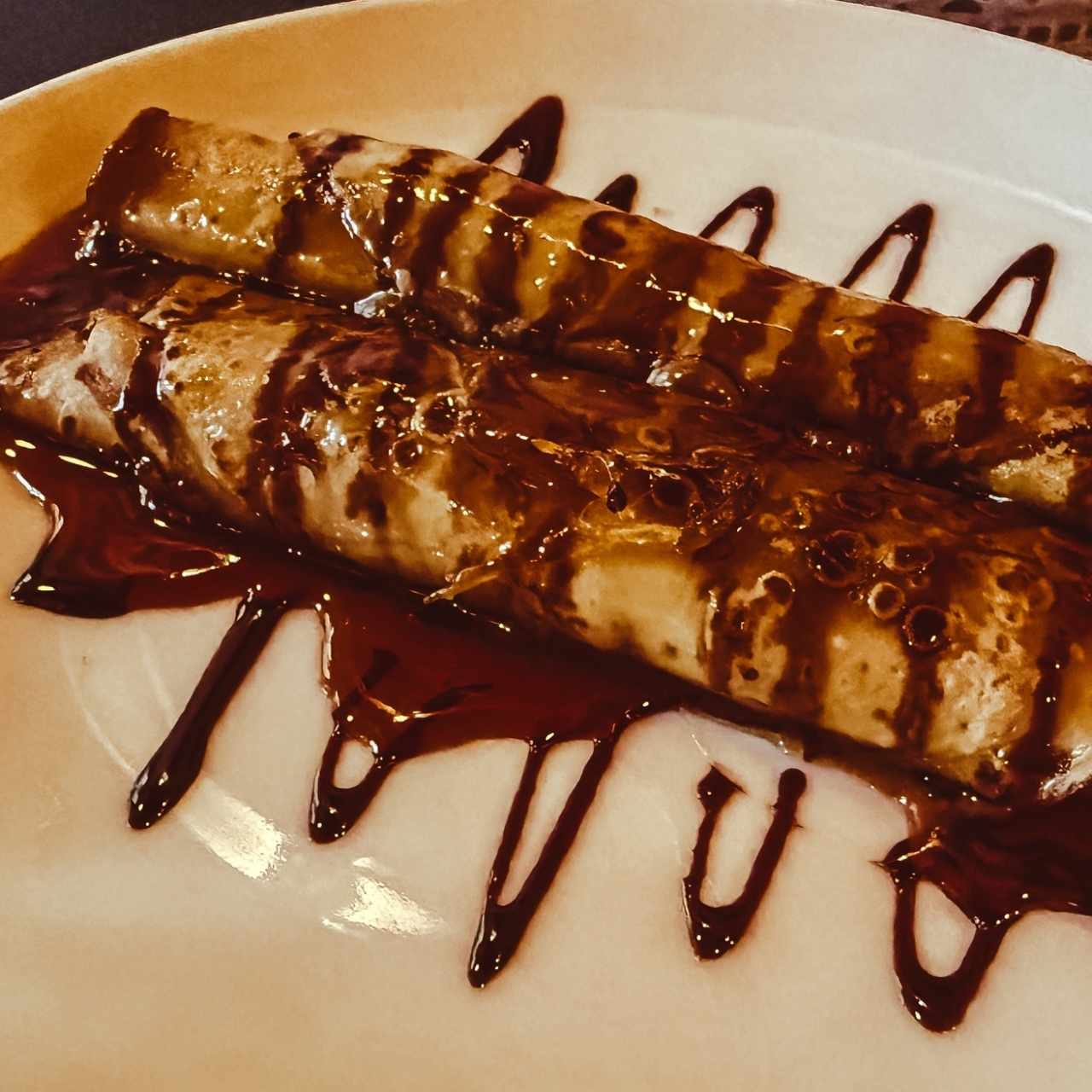 Panqueques con dulce de leche 
