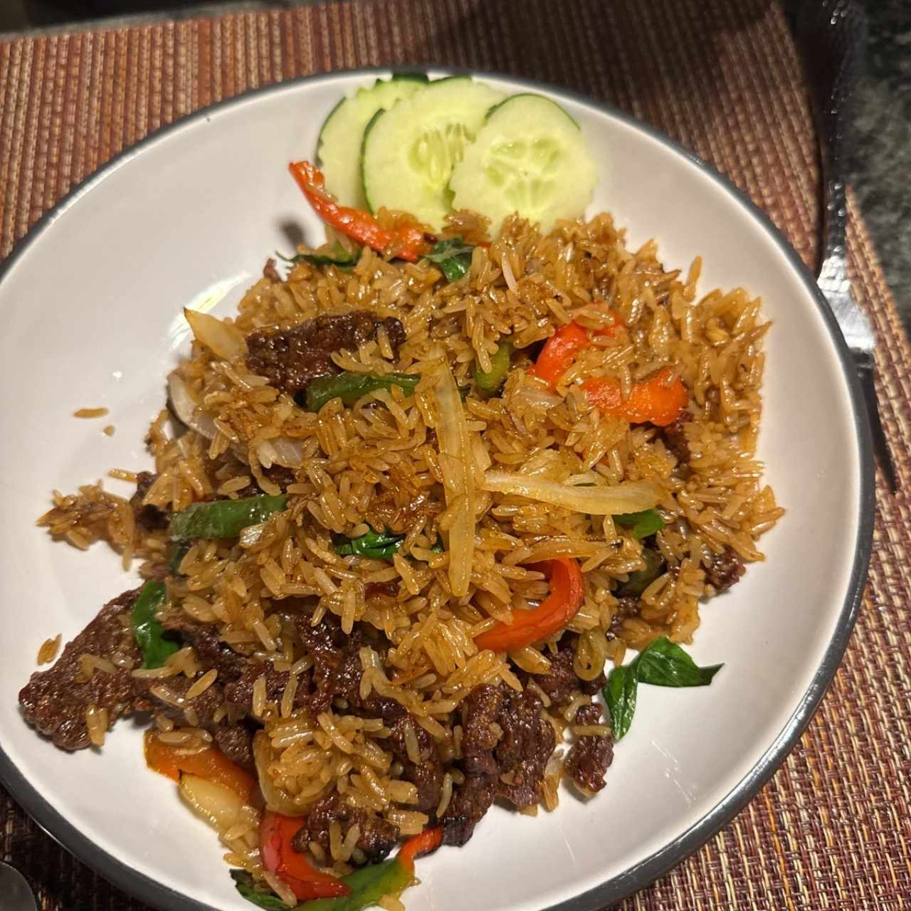 CRISPY BEEF FRIED RICE