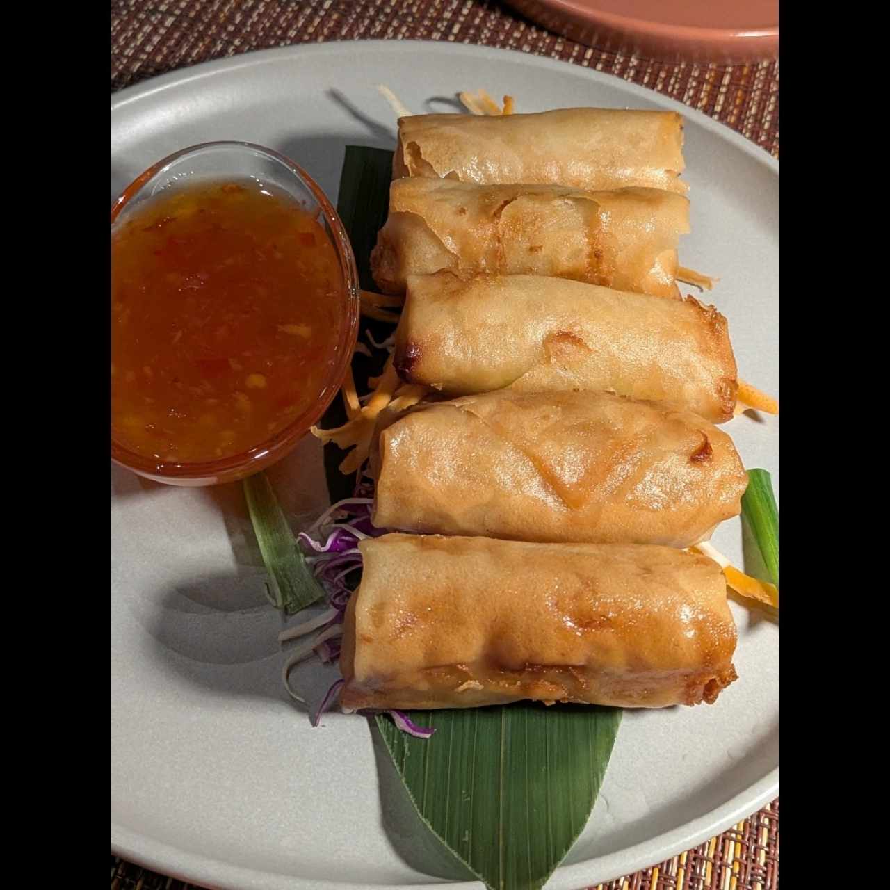 fried spring rolls 