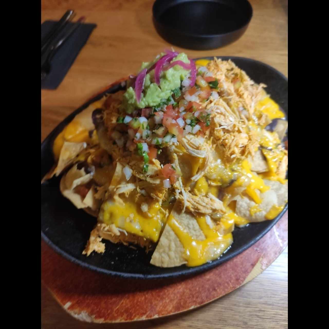 Entradas - Nachos con Pollo