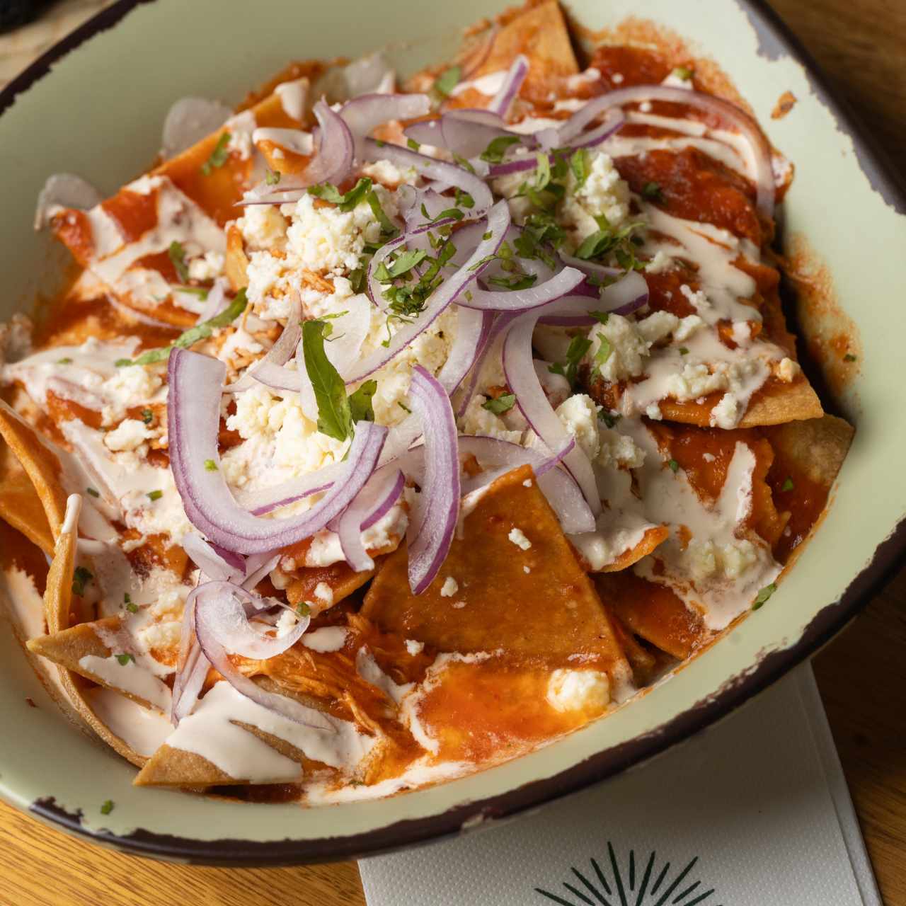 Chilaquiles con Pollo
