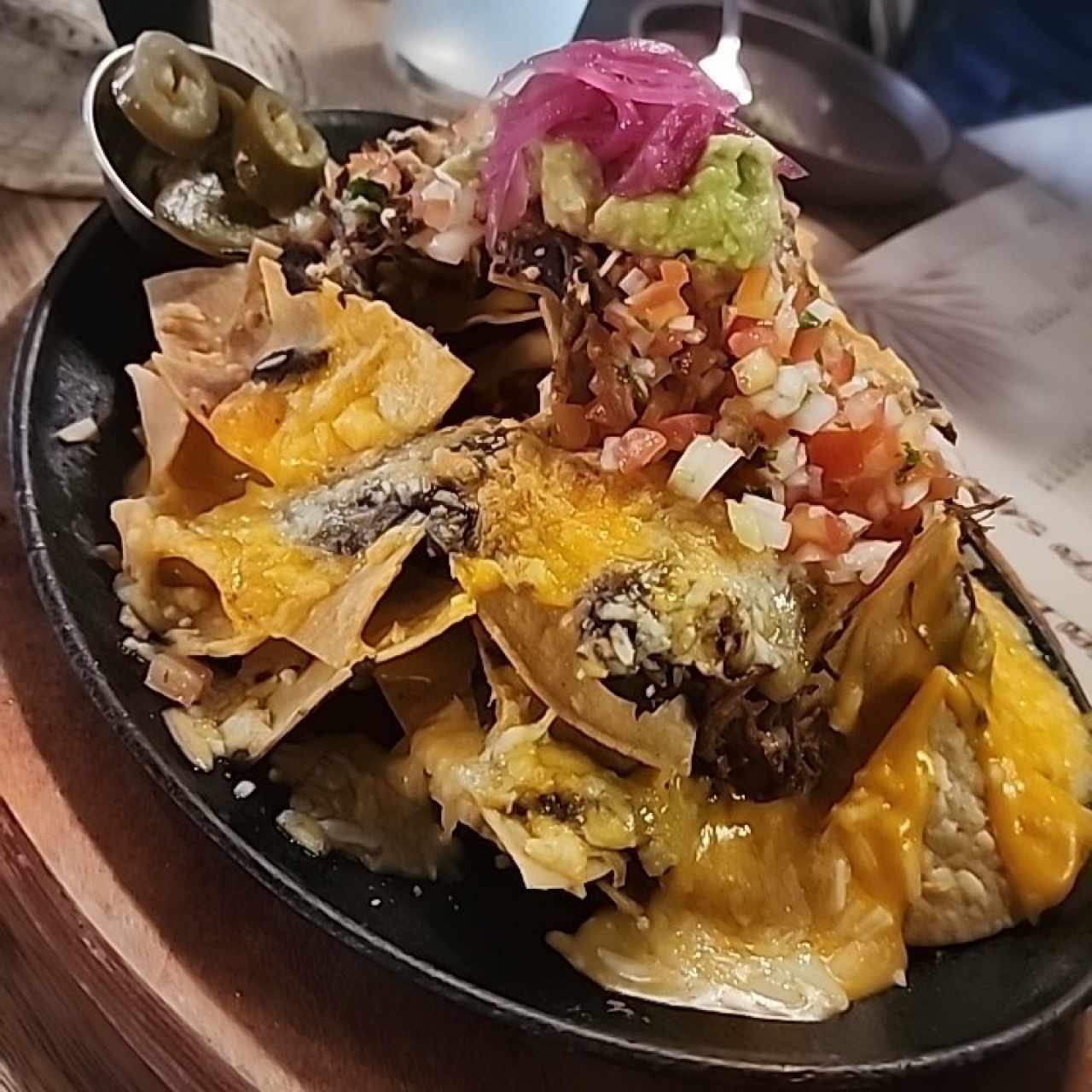 Nachos con Carne de Res