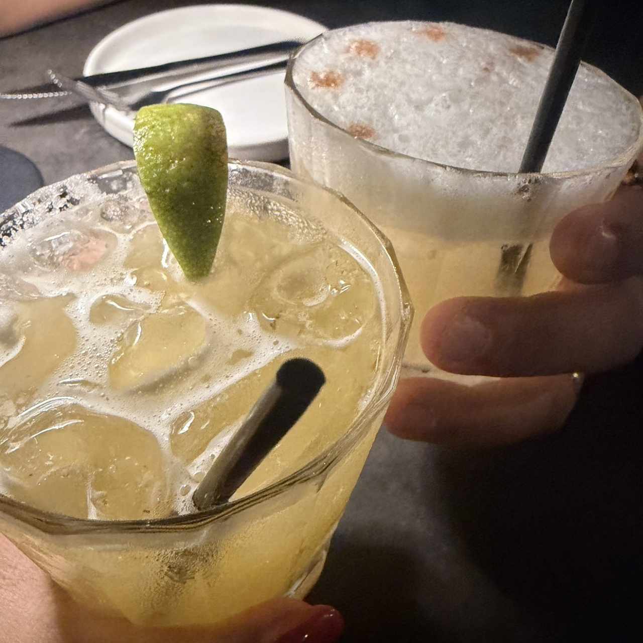 Margarita y Wiskhy Sour 