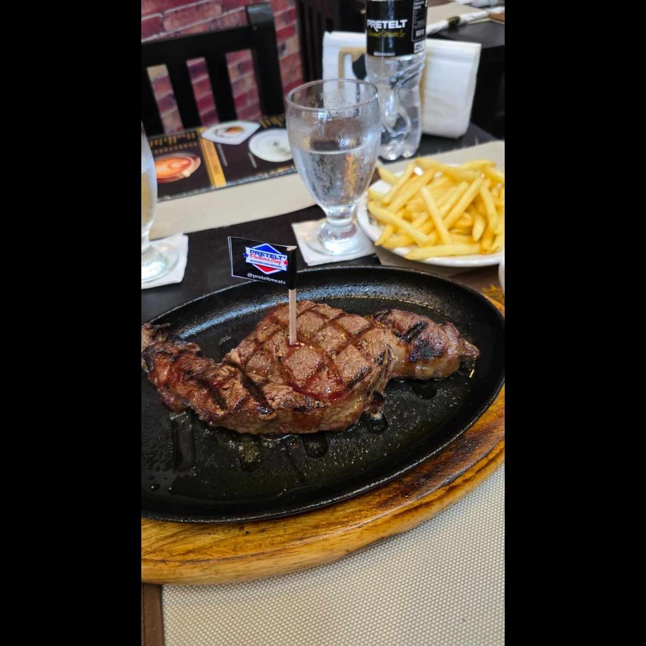 Ribye Nacional + papas fritas