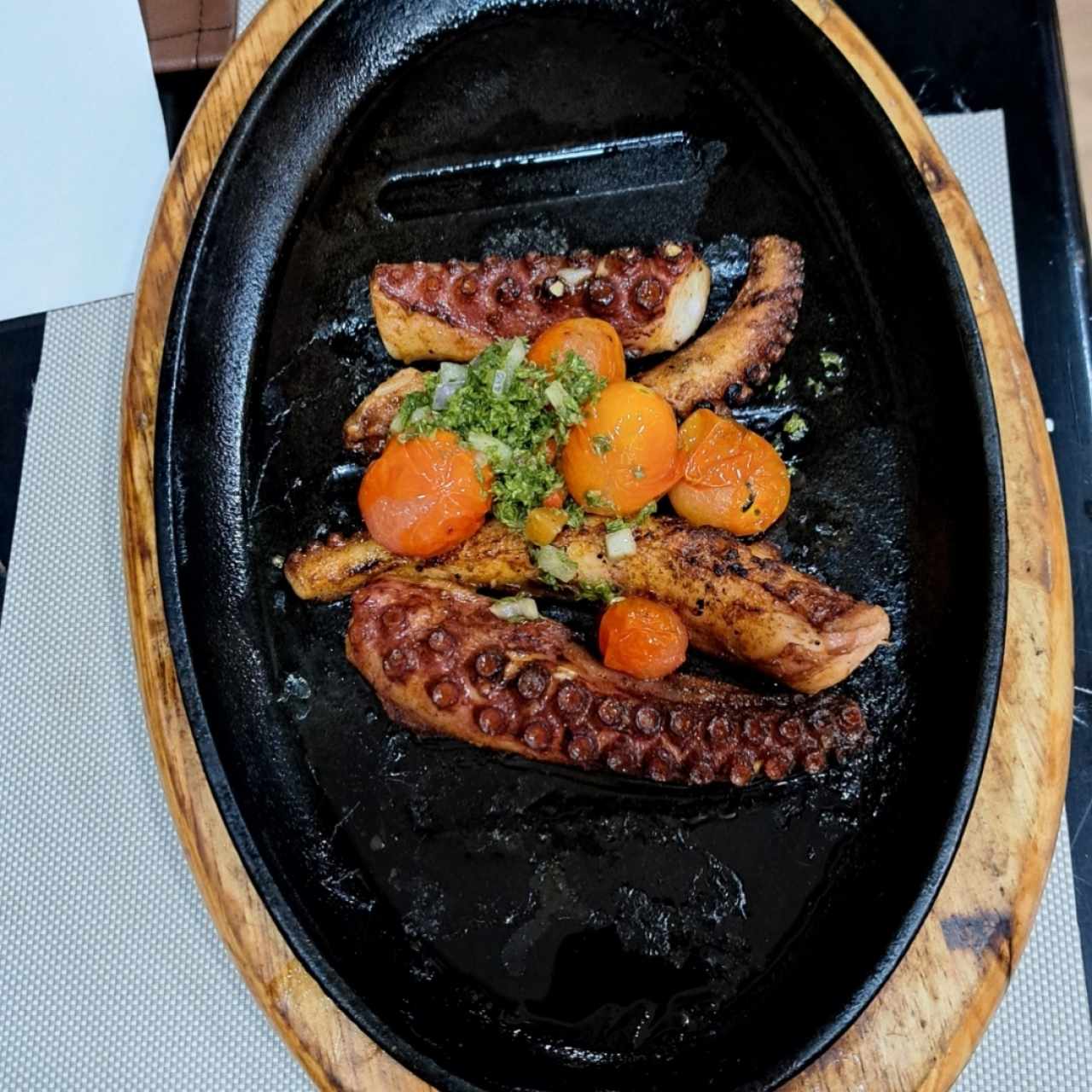 Pulpo a la parrilla