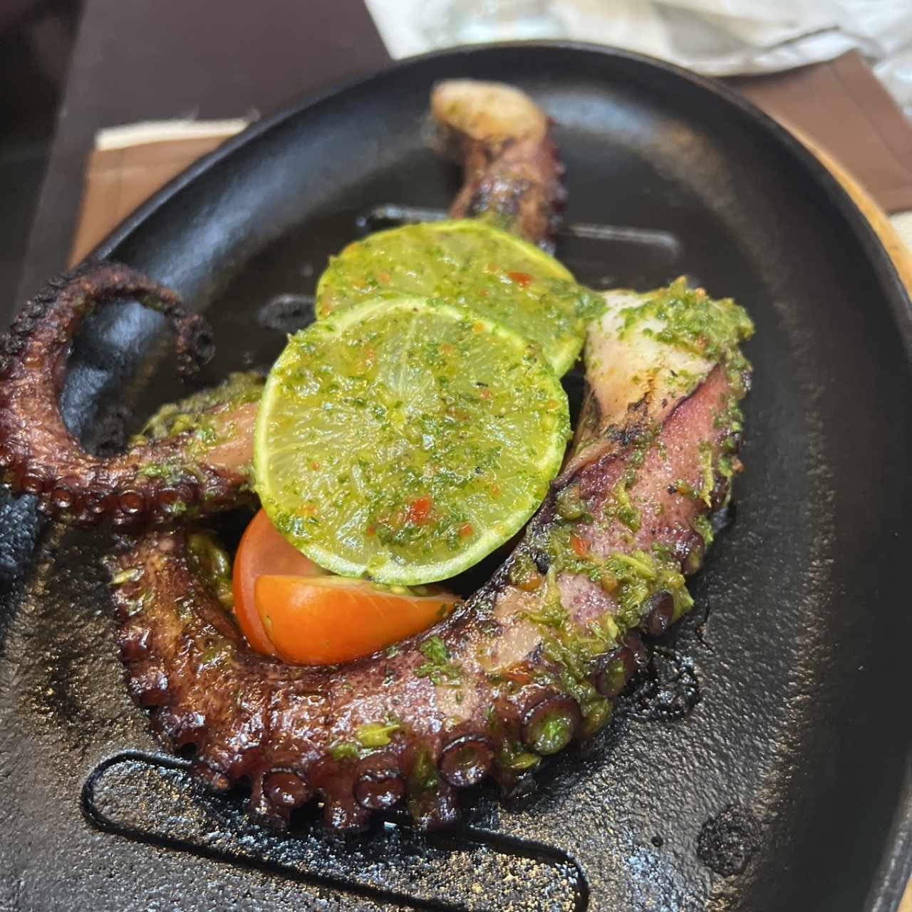 Pulpo al grill