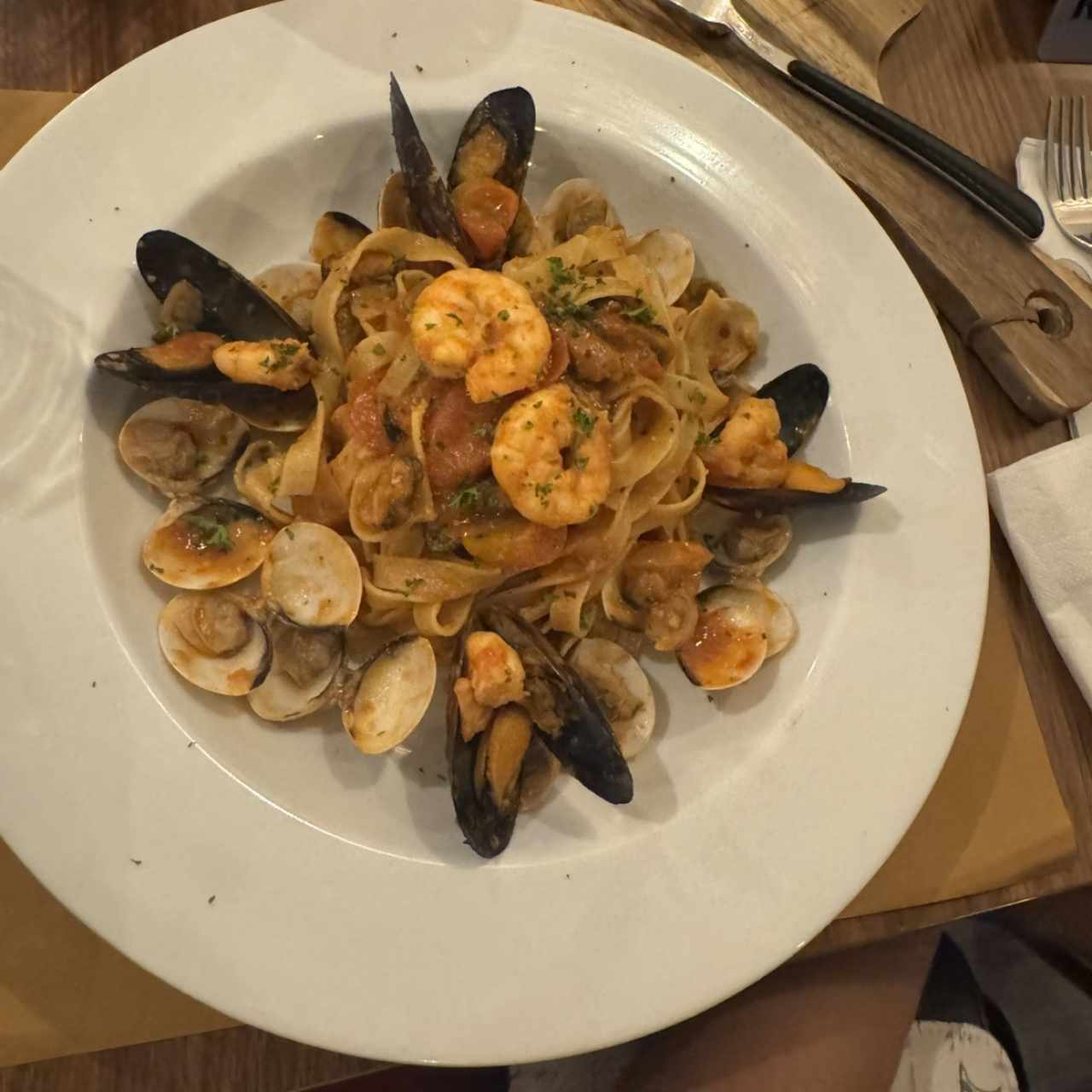 Spaghettone Alla Pescatora