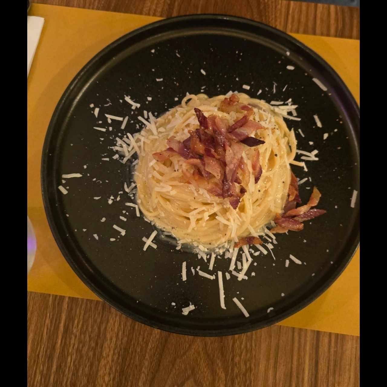 Spaguetti a la Carbonara
