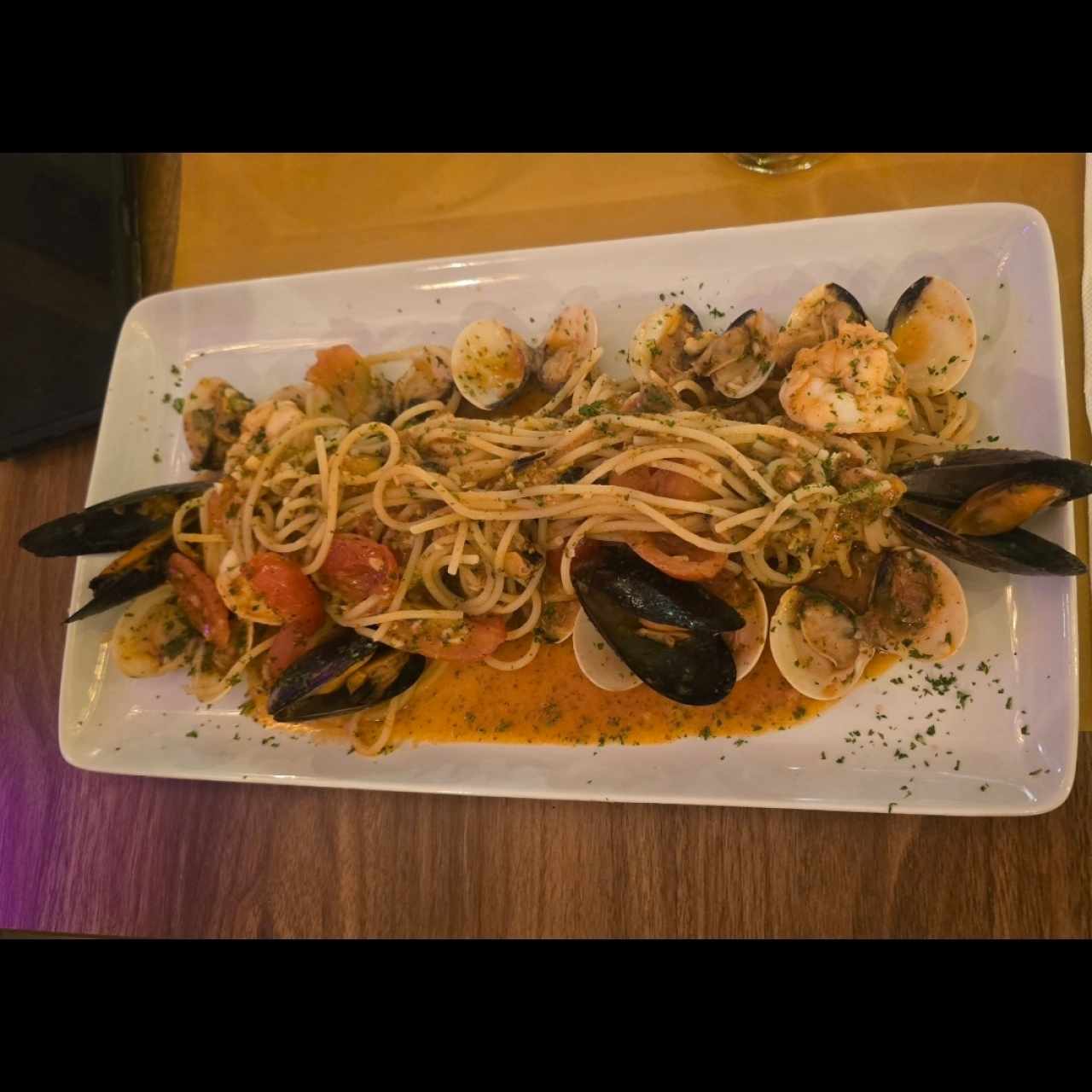Spaguetti a la Pescatore