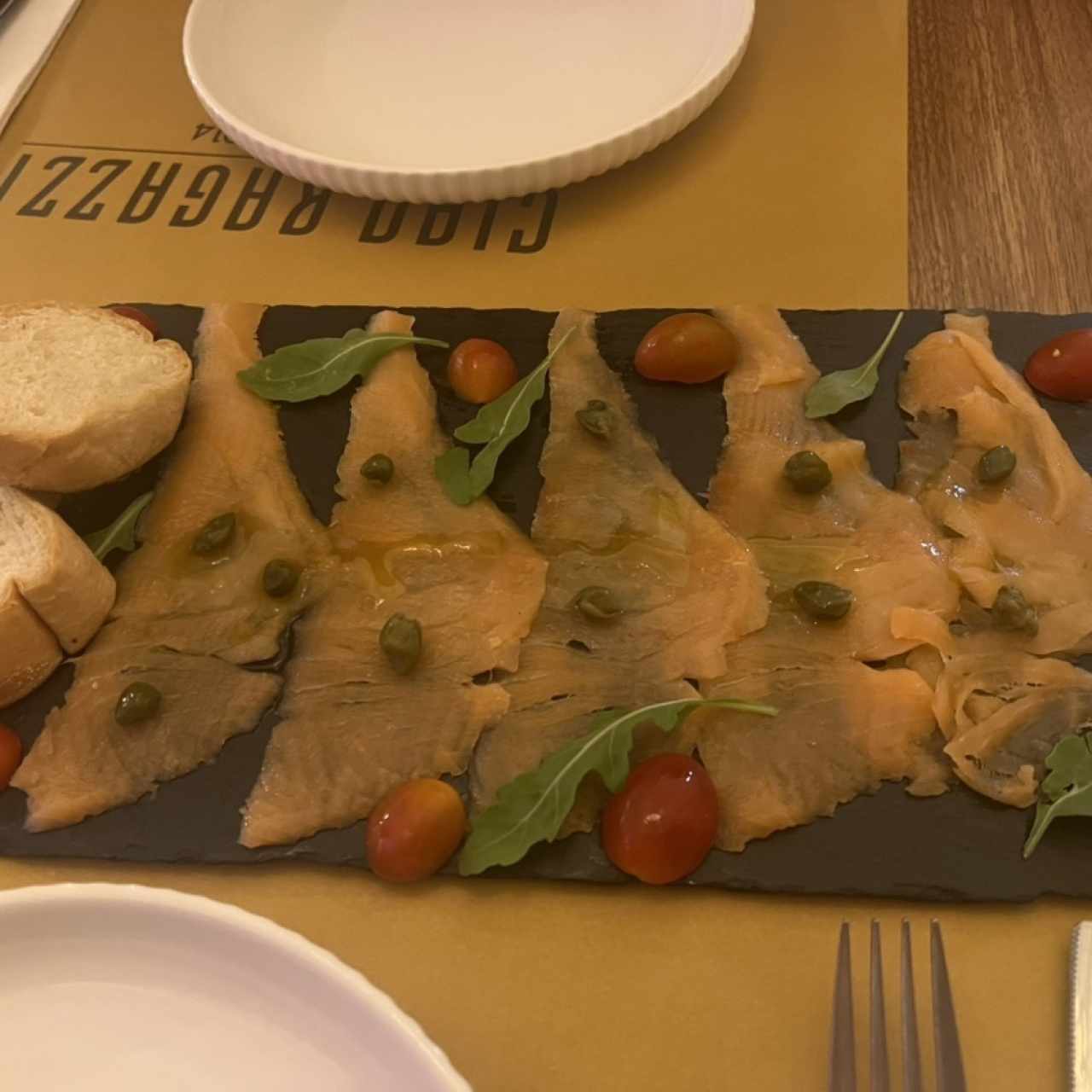 Antipasto de salmone 
