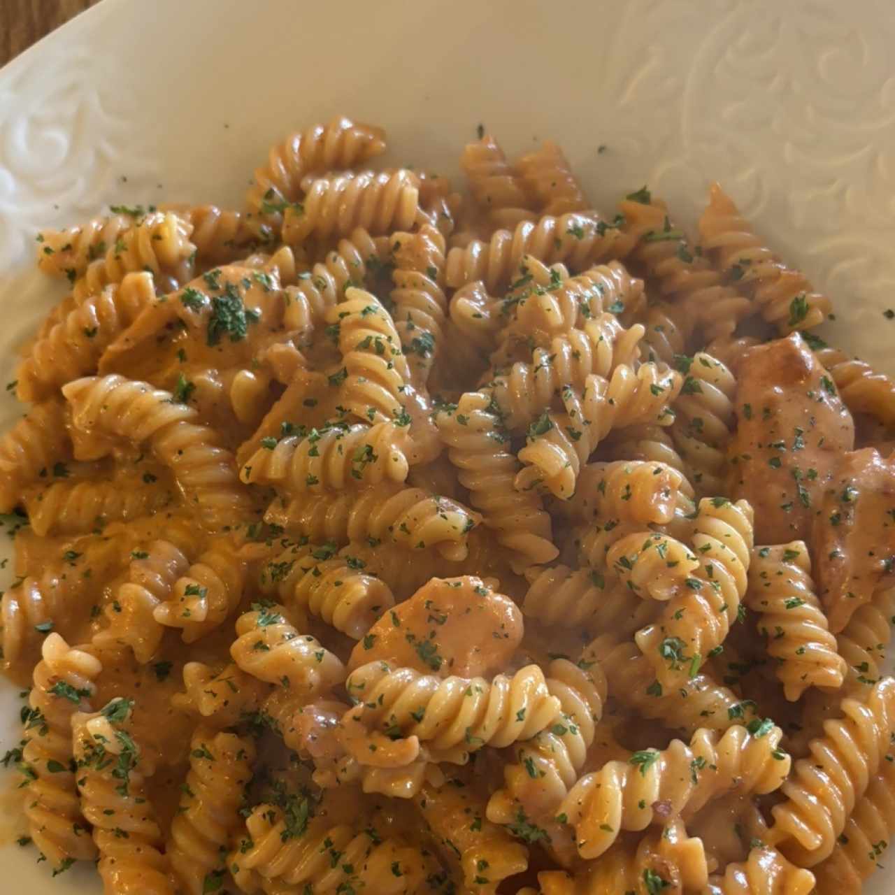 Fusilli al Salmone 