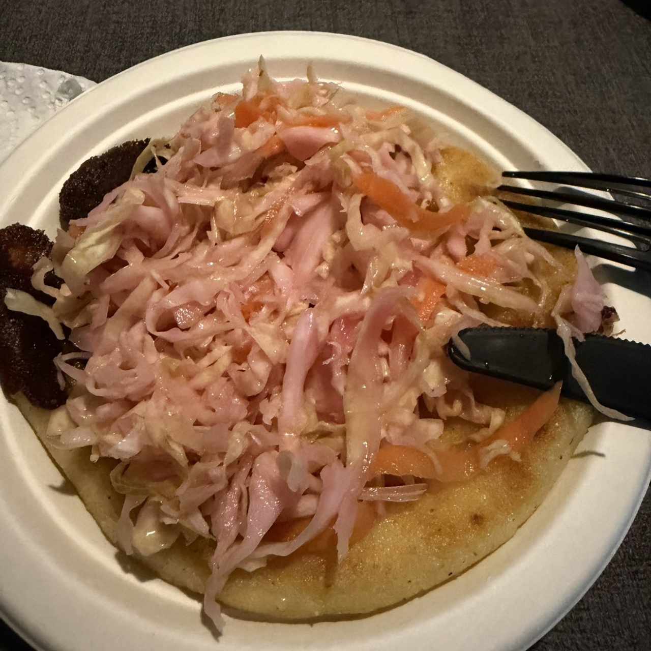 Pupusas de chicharrón con queso