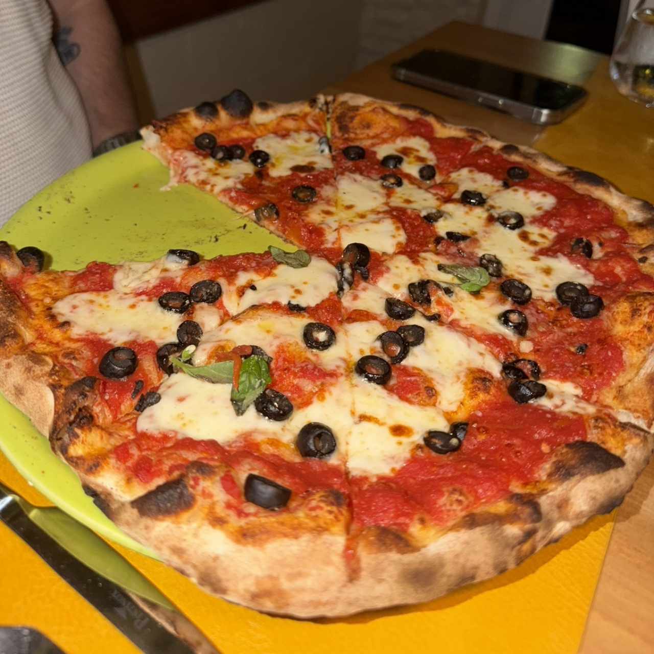 Pizza de masa madre 