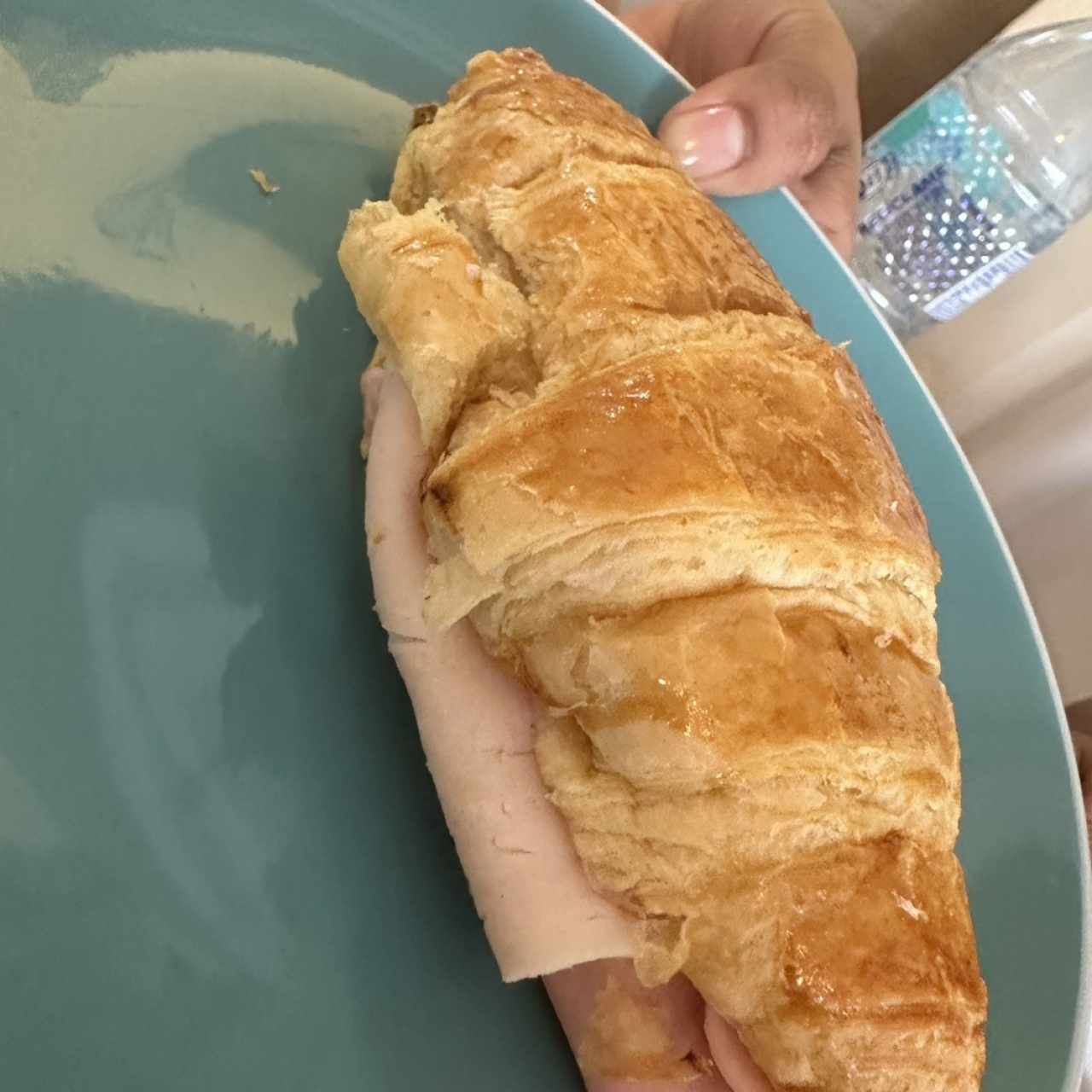 Croissant de hamon y queso