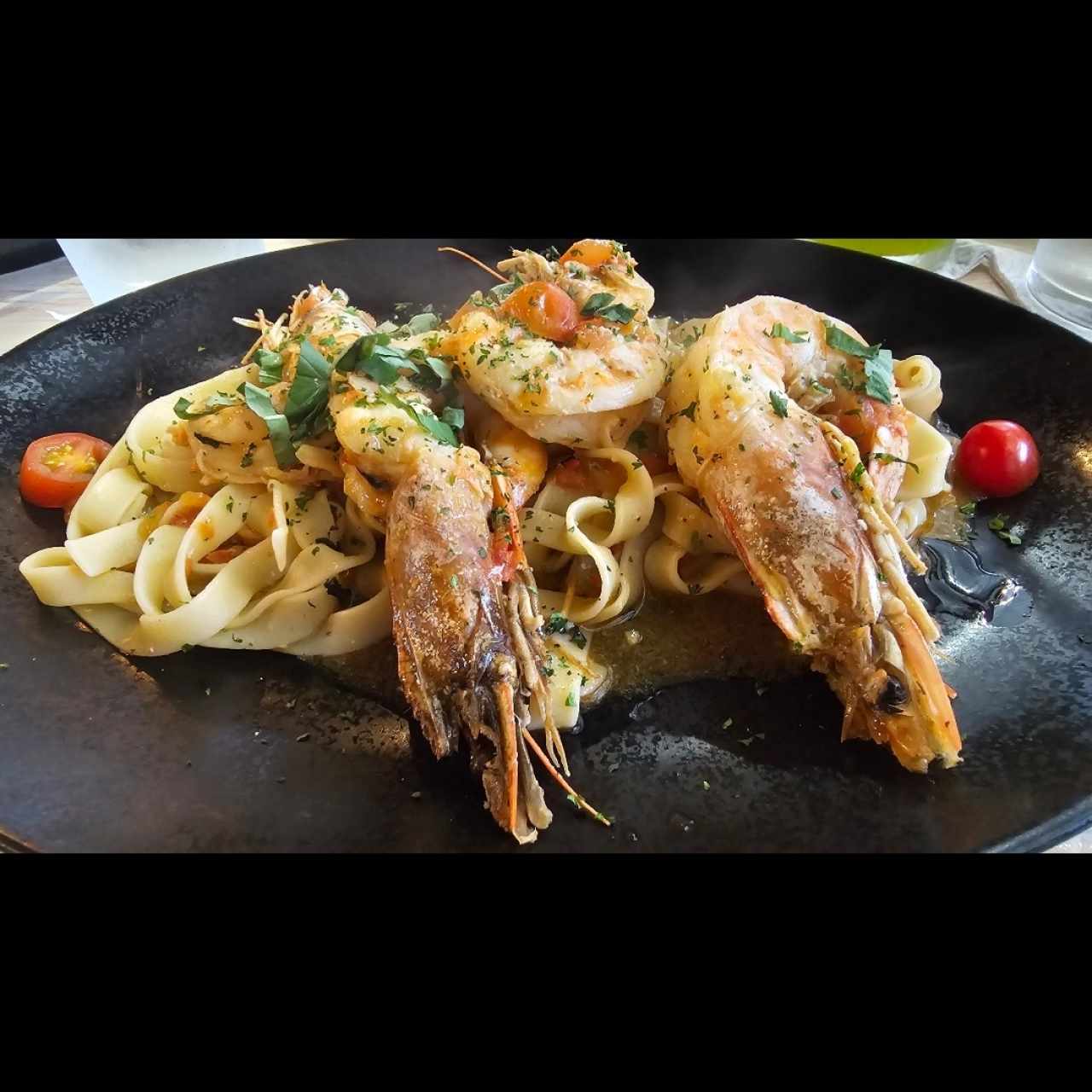 Mediterraneo con fettuccine