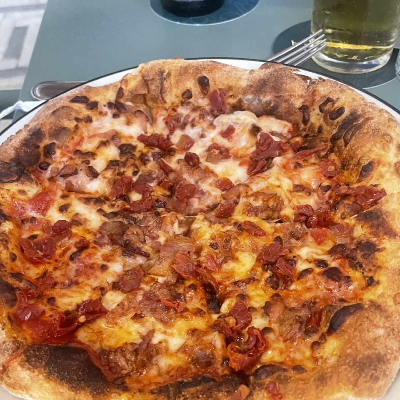 Pizza de bacon