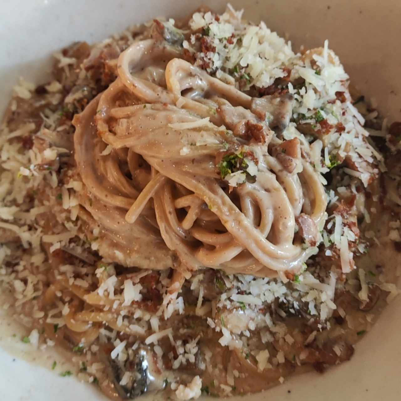 Pasta al hongo