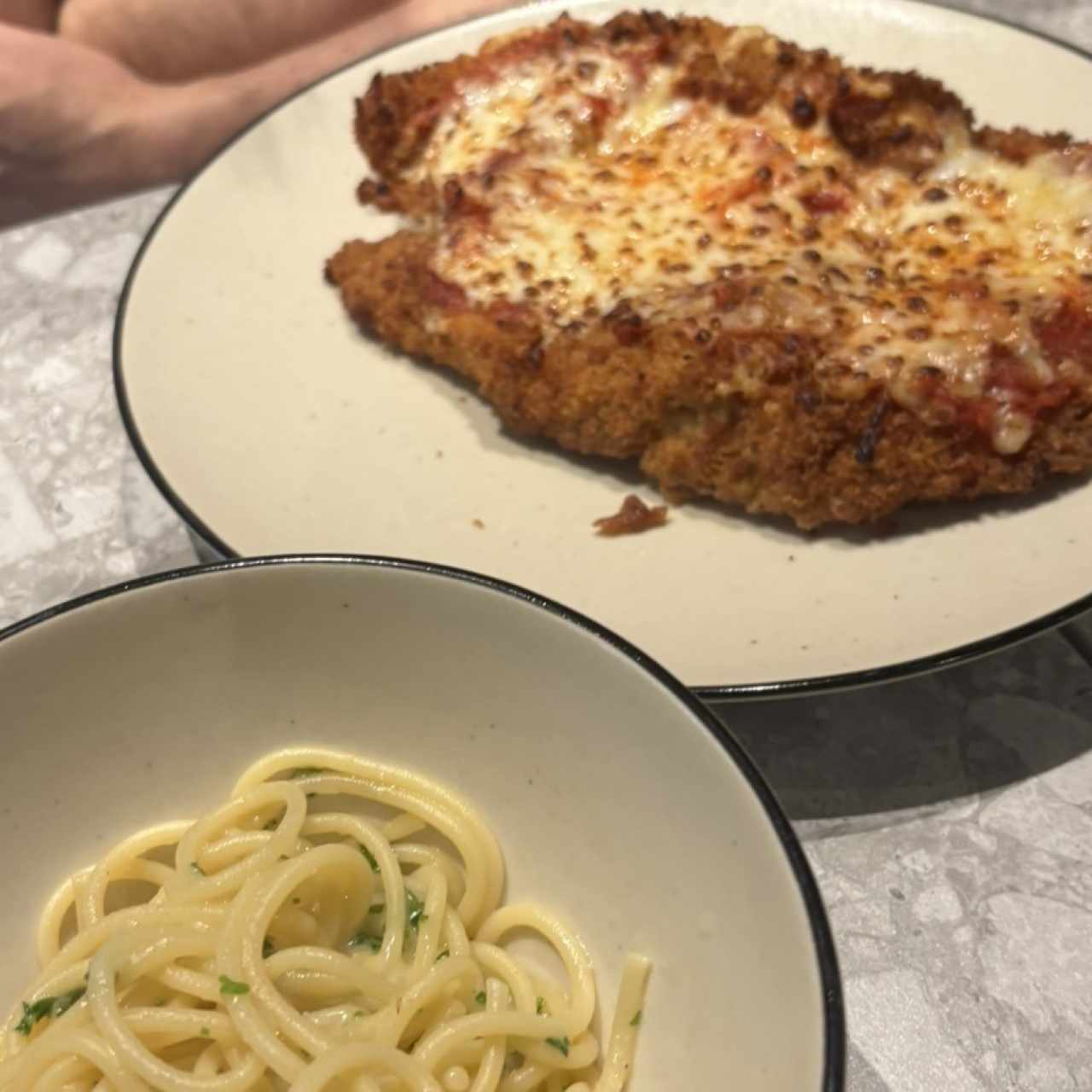 Milanesa de Pollo a la parmesana